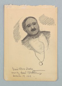 Studie för porträtt, Vicente Blasco Ibañez