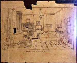 Michael Faradays (1973-1867) studie vid The Royal Institution