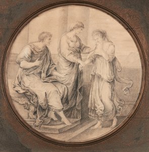 En av två klassiska bilder efter Angelica Kauffmann av Harriet Todd
