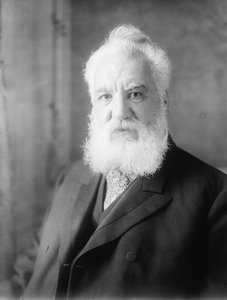 Alexander Graham Bell (1847-1922), ca 1918 (s/v foto)