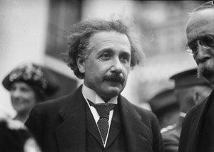 Porträtt av Albert Einstein
