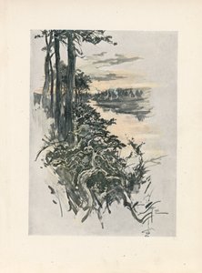 Longfellows sång om Hiawatha (färglitografi) av Harrison Fisher
