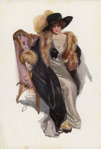 Till en poet, från Dulcinea (färglitografi) av Harrison Fisher