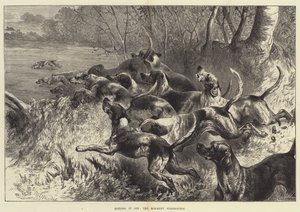 Mid-Kent Staghounds slog sig fram av Harrison William Weir