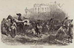 Hästmarknaden i Smithfield av Harrison William Weir