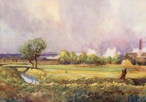 Golfbanor: Carnoustie, "Sydamerika" (färglitografi)