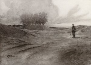 Golfbanor: Wimbledon, på allmänningen (litografi)