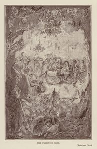 Julböcker av Charles Dickens: Julsaga (litografi)
