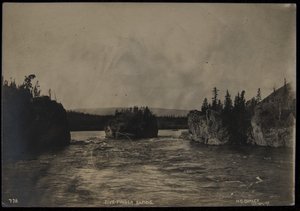 Five Fingers Rapids, fotograf, H.C. Korn, Skagway, odaterad (s/v foto) av Harry C. Barley