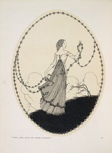 april. "April, april, skratta ditt flickaktiga skratt!" av Harry Clarke
