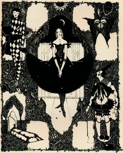 Columbine, c 1900-1930, 1925 av Harry Clarke