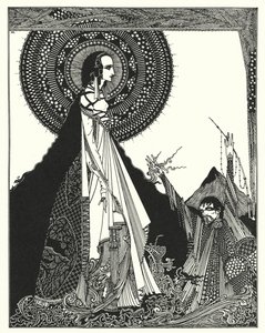Edgar Allan Poe: Ligeia (litografi) av Harry Clarke
