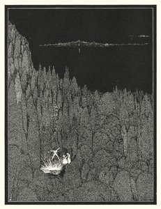 Edgar Allan Poe: Guldbaggen (litografi) av Harry Clarke