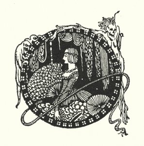 Edgar Allan Poe: Spektaklerna (litografi) av Harry Clarke