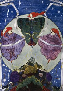 Elf hill, saga av Hans Christian Andersen (1805-1875), illustration av Harry Clarke (1890-1931)