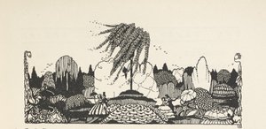 Illustration överst i listan med illustrationer. av Harry Clarke