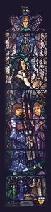 Den välsignade Julie med två barn, 1927 av Harry Clarke