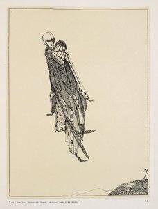 Den store älskaren. "Ute i tidens vind,   lyser och strömmar" av Harry Clarke