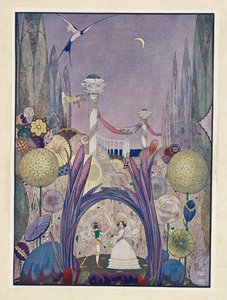 Tummen Hon borde vara drottning av alla blommor. av Harry Clarke