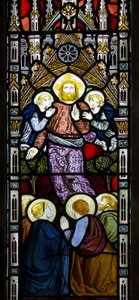 Derwen, St Mary, James Powell & Sons, Harry Wooldridge, The Annunciation, 1869 av Harry Ellis Wooldridge