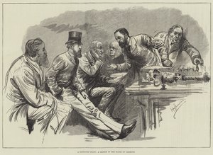 En svår punkt, en skiss i underhuset av Harry Furniss