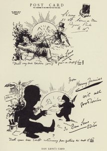 Dan Lenos kort av Harry Furniss