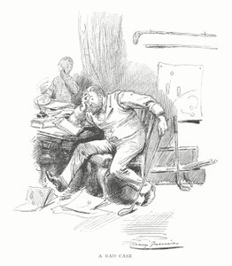 Golf: A bad case (litho) av Harry Furniss