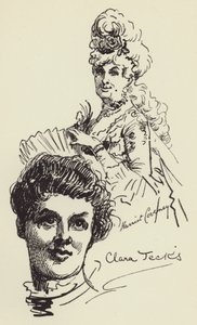 Harriet Coveney och Clara Jecks av Harry Furniss