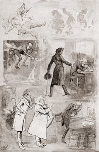 Illustration till A Christmas Carol från The Christmas Books av Charles Dickens av Harry Furniss
