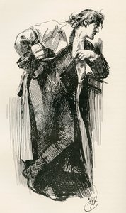 Illustration till Charles Dickens roman A Tale of two citys av Harry Furniss