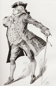 Illustration till Charles Dickens roman A Tale of two citys av Harry Furniss