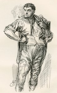 Illustration till Charles Dickens roman A Tale of two citys av Harry Furniss