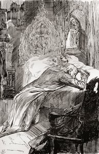 Illustration till Charles Dickens The Old Curiosity Shop av Harry Furniss
