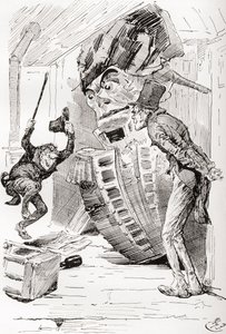 Illustration till Charles Dickens The Old Curiosity Shop av Harry Furniss