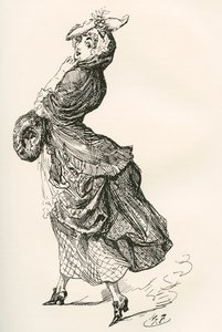 Illustration till Charles Dickens roman Barnaby Rudge av Harry Furniss