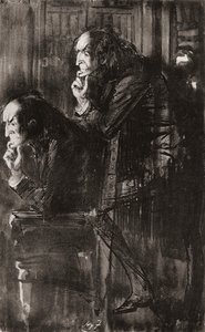 Illustration till Charles Dickens roman The Ghost