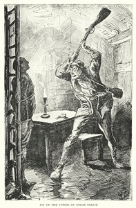 Illustration för stora förväntningar av Charles Dickens (litho) av Harry Furniss