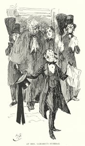 Illustration för stora förväntningar av Charles Dickens (litho) av Harry Furniss