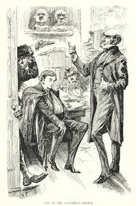 Illustration för stora förväntningar av Charles Dickens (litho) av Harry Furniss