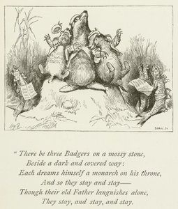 Illustration för Sylvie och Bruno av Lewis Carroll (gravyr) av Harry Furniss