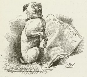 Illustration för Sylvie och Bruno av Lewis Carroll av Harry Furniss