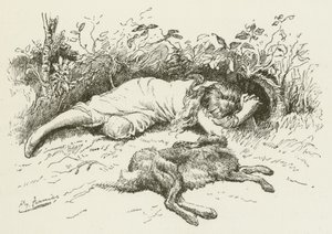 Illustration för Sylvie och Bruno av Lewis Carroll av Harry Furniss