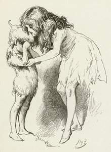 Illustration för Sylvie och Bruno av Lewis Carroll av Harry Furniss
