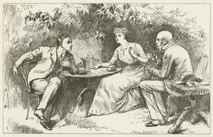 Illustration för Sylvie och Bruno av Lewis Carroll av Harry Furniss