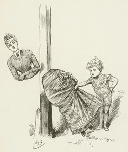 Illustration för Sylvie och Bruno av Lewis Carroll av Harry Furniss