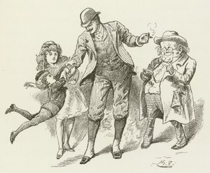 Illustration för Sylvie och Bruno av Lewis Carroll av Harry Furniss