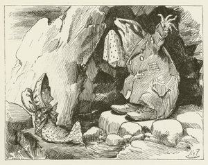 Illustration för Sylvie och Bruno av Lewis Carroll av Harry Furniss