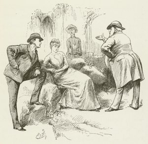 Illustration för Sylvie och Bruno av Lewis Carroll av Harry Furniss