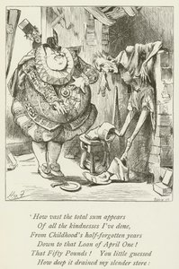 Illustration för Sylvie och Bruno av Lewis Carroll av Harry Furniss