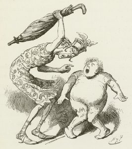 Illustration för Sylvie och Bruno av Lewis Carroll av Harry Furniss
